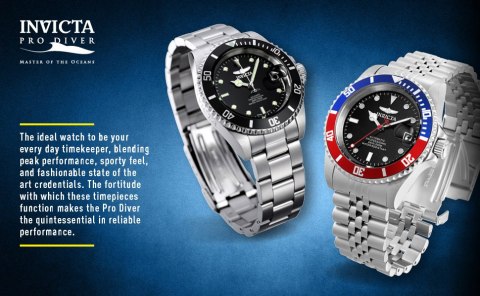 ZEGAREK MĘSKI INVICTA DIVER PROFESSIONAL 29176 - AUTOMAT WR200 (zx155a)