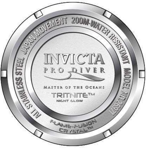 ZEGAREK MĘSKI INVICTA PRO DIVER 26975 - WODOSZCZLNOŚĆ 200m, koperta 40mm