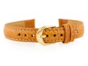 Pasek skórzany do zegarka BISSET BS-154 - 16mm CAMEL