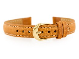 Pasek skórzany do zegarka BISSET BS-154 - 16mm CAMEL