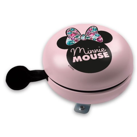 DZWONEK DO ROWERU RETRO MINNIE - PINK