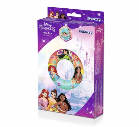 Bestway 91043 Disney Kółko do pływania Księżniczki 56cm