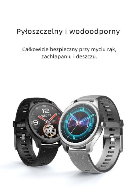 SMARTWATCH MĘSKI G. Rossi SW012-1 black/black + dodatkowa BRANSOLETA (sg007a)
