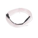 Oświetlenie ambientowe LED do samochodu / auta USB / 12V taśma 3m biała