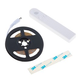 Taśma LED na baterie USB czujnik ruchu 1M zimny biały