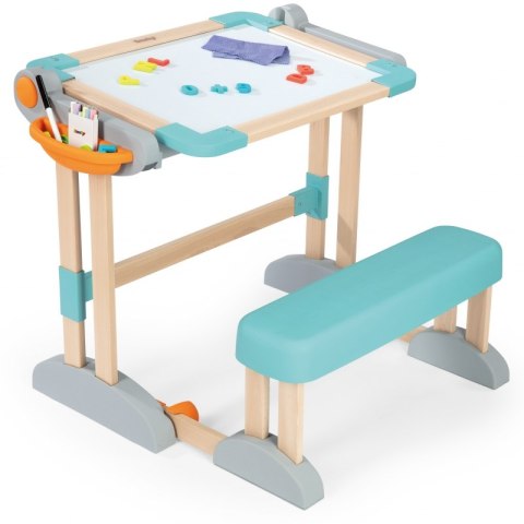 Smoby Drewniany Stolik Tablica 2w1 Magnetyczna Kreda