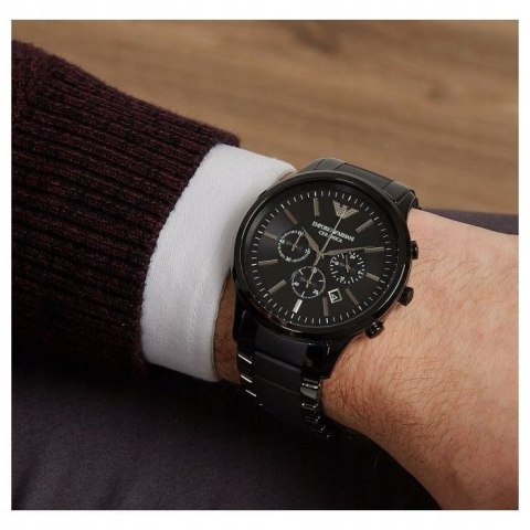ZEGAREK MĘSKI EMPORIO ARMANI AR1452 - CERAMICA (zx122a)