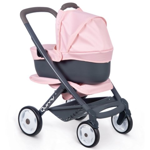 SMOBY Wózek dla Lalek Maxi Cosi Quinny 3w1 Wózek głęboki Gondola Spacerówka
