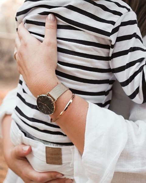 ZEGAREK DAMSKI DANIEL WELLINGTON DW00100349 - PETITE EVERGOLD (zx705c)