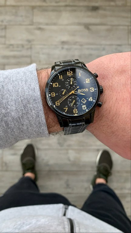 ZEGAREK MĘSKI HUGO BOSS Aeroliner Chrono 1513275 (zh020a)