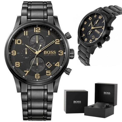 ZEGAREK MĘSKI HUGO BOSS Aeroliner Chrono 1513275 (zh020a)