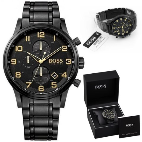 ZEGAREK MĘSKI HUGO BOSS Aeroliner Chrono 1513275 (zh020a)