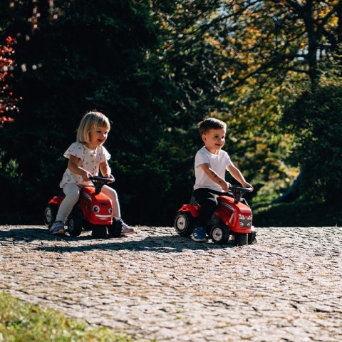 FALK Jeździk Traktorek Z Przyczepką Massey Ferguson Odpychacz Czerwony