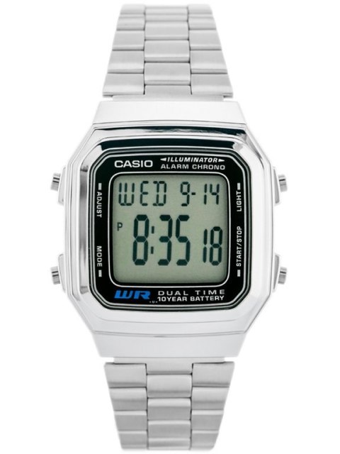 ZEGAREK MĘSKI CASIO A178WA-1A (zd082a) - KLASYKA