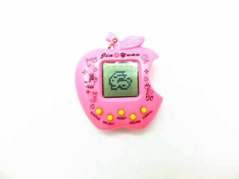 Zabawka Tamagotchi elektroniczna gra jabłko różowe
