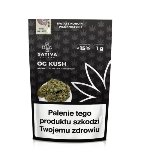 CBD Kwiaty Konopi "OG KUSH" 1 g