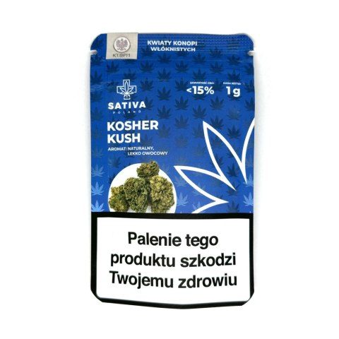 CBD Kwiaty Konopi "Kosher Kush" 1 g
