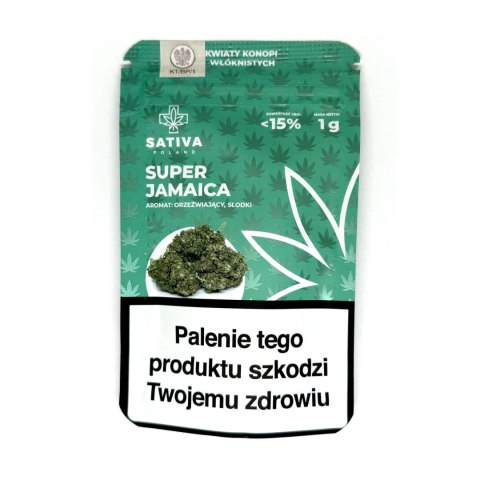 CBD Kwiaty Konopi " SUPER JAMAICA" 1 g