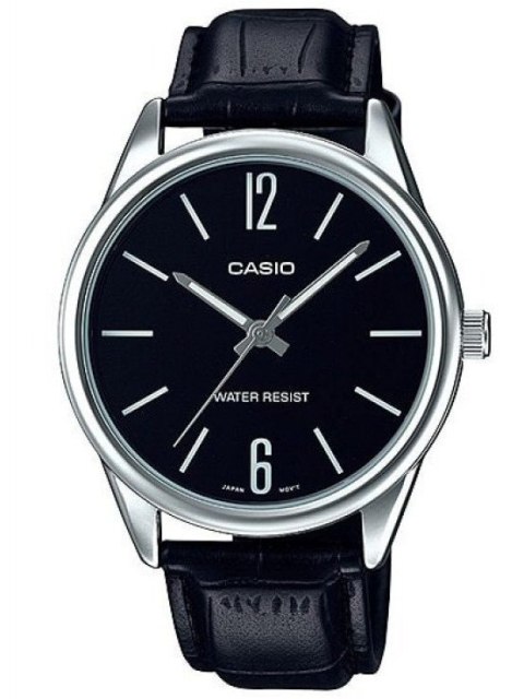 KLASYCZNY ZEGAREK MĘSKI DO GARNITURU CASIO MTP-V005L-1B + PUDEŁKO PREZENT