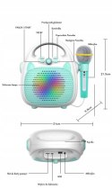 Głośnik Mikrofon Zestaw Karaoke Dzieci Bluetooth