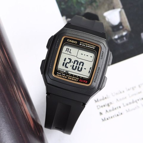 ZEGAREK MĘSKI CASIO F-201WA-9A (zd164a) - KLASYKA