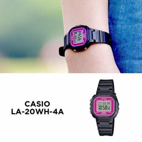 ZEGAREK DAMSKI CASIO LA-20WH-4AEF (zd596c)