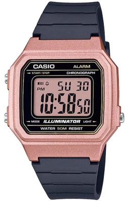 Zegarek Damski CASIO W-217HM-5AVEF Różowe Złoto