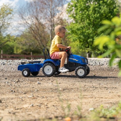 FALK Traktor na Pedały New Holland z Przyczepą i Otwieraną Maską 2-5 lat