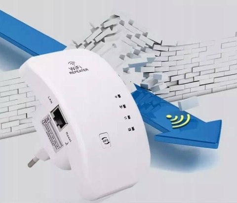 Wzmacniacz Sygnału WiFi Internetu Repeater 300 MB/S