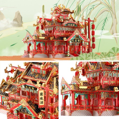 Piececool Puzzle Metalowe Model 3D - Restauracja Tang