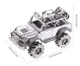 Piececool Puzzle Metalowe Model 3D - Samochód Terenowy