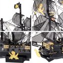 Piececool Puzzle Metalowe Model 3D - Statek Czarna Perła