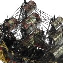 Piececool Puzzle Metalowe Model 3D - Statek Zemsta Królowej Anny