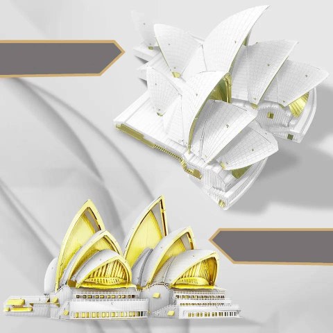 Piececool Puzzle Metalowe Model 3D - Opera Sydney
