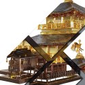Piececool Puzzle Metalowe Model 3D - Złoty Pawilion