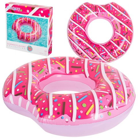 BESTWAY 36118 Koło do pływania donut 107cm różowe
