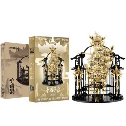 Piececool Puzzle Metalowe Model 3D Biżuteria Podniebnego pałacu