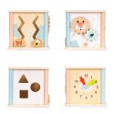Drewniana kostka edukacyjna sorter klocki Ecotoys