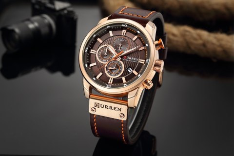 ZEGAREK MĘSKI CURREN 8291 - CHRONOGRAF (zc033b) + BOX