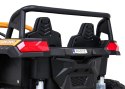 Buggy ATV Strong Racing dla 2 dzieci Biały + Silnik bezszczotkowy + Pompowane koła + Audio LED