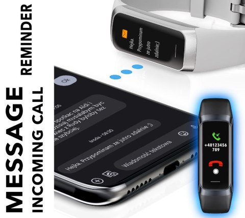 SMARTBAND DAMSKI Rubicon RNCF05 - TERMOMETR, PULSOKSYMETR (sr044b)