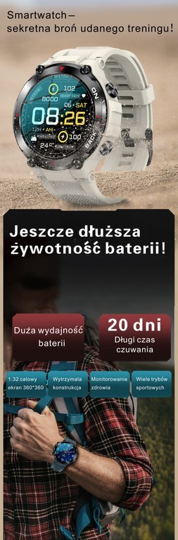 SMARTWATCH MĘSKI GRAVITY GT8-6 - z GPS (sg017f)