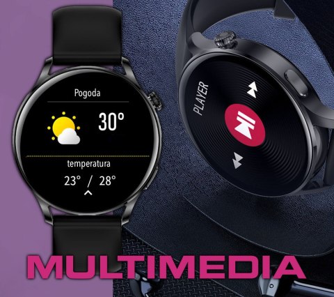 SMARTWATCH DAMSKI Rubicon RNCE81 - WYKONYWANIE POŁĄCZEŃ, PULSOKSYMETR (sr045a)