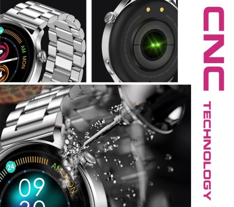 SMARTWATCH DAMSKI Rubicon RNCE81 - WYKONYWANIE POŁĄCZEŃ, PULSOKSYMETR (sr045a)