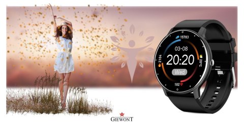 Smartwatch Giewont GW120-2 Czarny-Czarny
