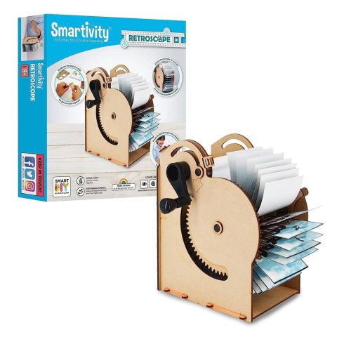 Smartivity Drewniane Mechaniczne Puzzle 3D - Retroskop