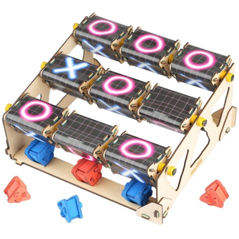 Smartivity Drewniane Mechaniczne Puzzle 3D - Kółko i Krzyżyk