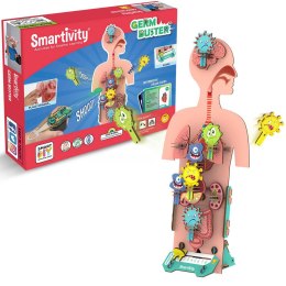 Smartivity Drewniane Mechaniczne Puzzle 3D - Pogromca Zarazków