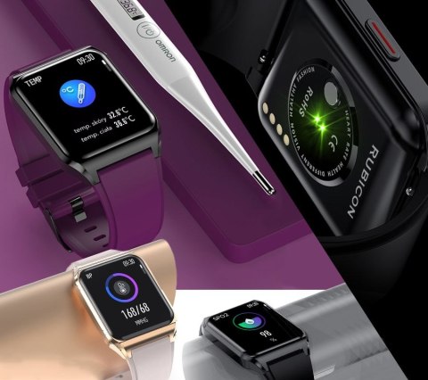 Smartwatch Rubicon RNCE89-1 Czarny-Czarny