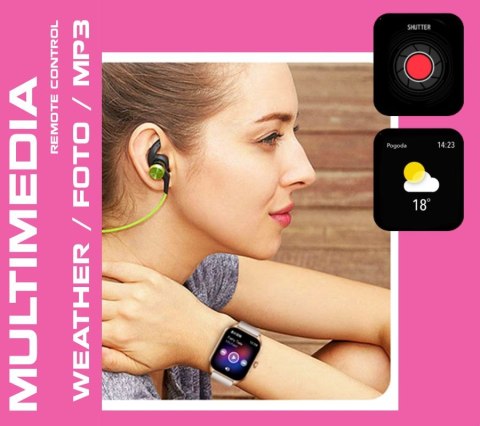Smartwatch Rubicon RNCF03-2 Złoty